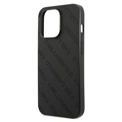 6. Karl Lagerfeld Perforated Allover Case for iPhone 13 Pro / 13 6.1" - Black