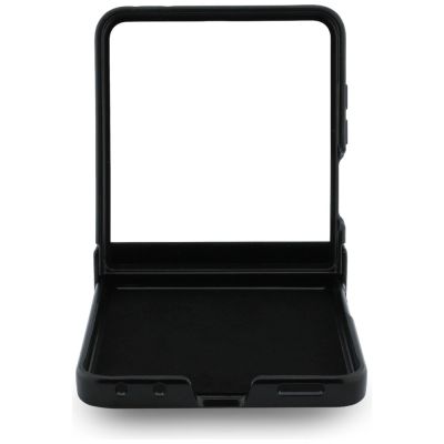 6. Guess Magnetic Ring Stand Grained Classic Logo MagSafe case for Samsung Galaxy Z Flip 8 - beige
