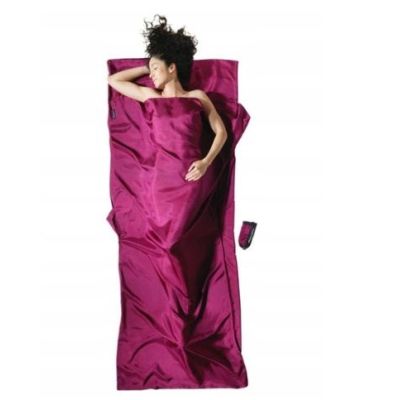 Cocoon TravelSheet Silk Sleeping Bag Liner, Mulberry Red
