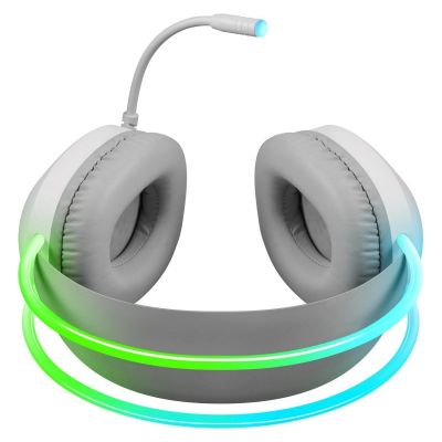 6. Defender Eclipse RGB Headphones with Microphone White 62440