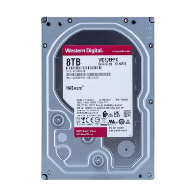 2. HDD WD Red Plus WD80EFPX (8 TB ; 3.5" ; 256 MB ; 5640 rpm)
