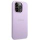 4. Guess Saffiano Strap Case for iPhone 14 Pro - Purple