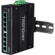 7. TRENDnet Industrial Switch 8-Port Gbit PoE+ 24-56V DIN-Rail