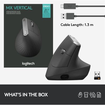9. Logitech MX 910-005448 Mouse (Optical; 4000 DPI; Black)