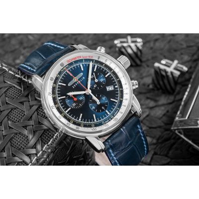 5. Men's Watch ZEPPELIN LZ14 Marine Chronograph 8888-3 + BOX