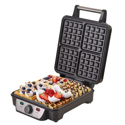 4. CAMRY CR 3025 waffle maker (1150W; black)