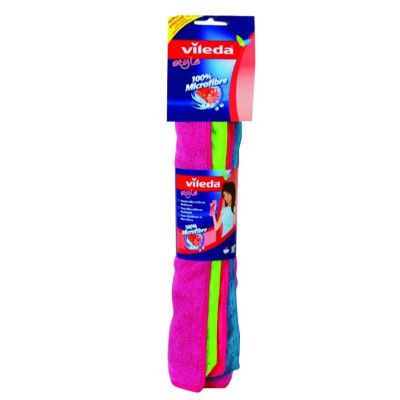 8. Vileda Microfiber Cloth COLORS EXTRA LARGE 4pcs