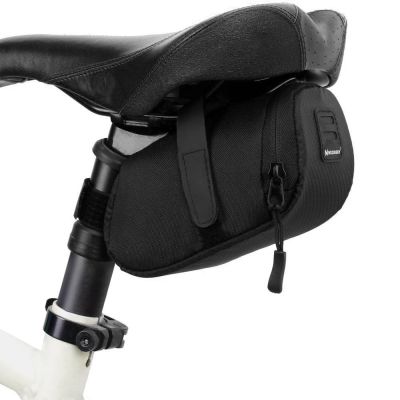 13. Wozinsky small bicycle saddle bag 0.6 l black (WBB8BK black)