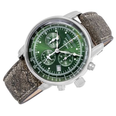 2. Men's Watch ZEPPELIN 100 Years Chronograph 8680-4 + BOX