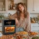 3. GREENBLUE FAT-FREE AIR FRYER, POWERFUL 1800W, CAPACITY 10L, 8 PROGRAMS, ACCESSORIES, TIMER GB950