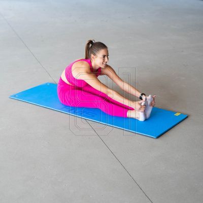 38. Club fitness mat with holes HMS Premium MFK03 blue-black