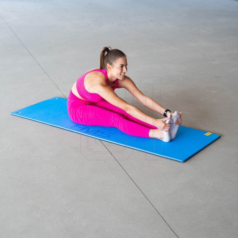 38. Club fitness mat with holes HMS Premium MFK03 blue-black
