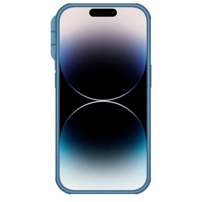 6. Nillkin CamShield Pro Case iPhone 14 Pro Armored Cover Camera Protector Blue