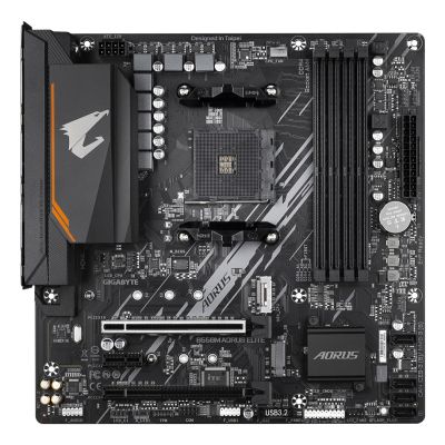 2. Gigabyte B550M AORUS ELITE Socket AM4 micro ATX AMD B550 motherboard