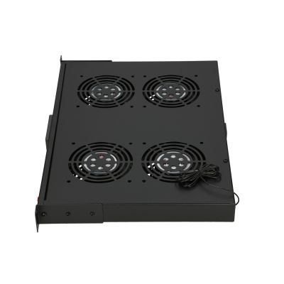 3. Fan panel 19" Extralink EX.14718 4 fans, for free-standing cabinets, with thermostat