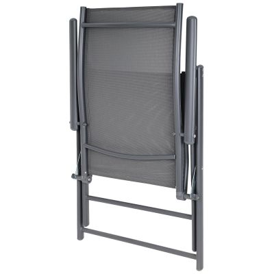 9. GARDEN CHAIR 57x68x106CM 2xTEXTLINE 7-POSITION SET 2 PCS