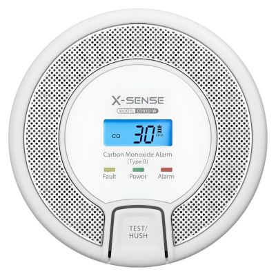 6. X-Sense CO03D-W Smoke Detector Carbon Monoxide Detector Interconnectable Wireless