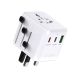 SBS Travel Adapter 2xUSB-C 1xUSB-A Universal - White
