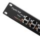 2. QOLTEC PATCH PANEL RACK | 12 PORTS | POE | BLACK