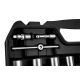 11. Socket wrench set 1/2", 1/4", 110 pcs, satin