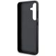 8. DKNY Leather Checkered Mono Pattern & Printed Stripes case for Samsung Galaxy S24+ - black