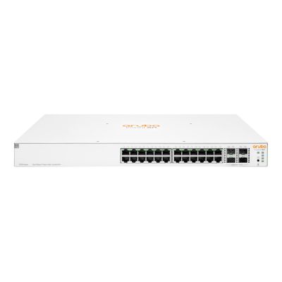 HPE Aruba Networking Aruba Instant On 1930 24G Class4 PoE 4SFP/SFP+ 370W Managed L2+ Gigabit Ethernet (10/100/1000) PoE Support 1U White