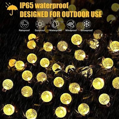 8. SOLAR GARDEN LAMP GARLAND SOLAR CHAIN 4.9M 40LED WARM WHITE