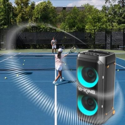 5. W-KING T12 Wireless Bluetooth Speaker Black