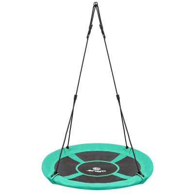 16. STORK'S NEST GARDEN SWING 110CM XXXL GREEN