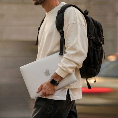 5. Tech-Protect SmartShell Case for MacBook Neo 13" 2026 - Transparent Matte