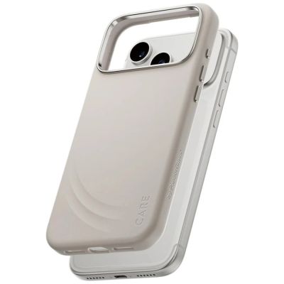 2. CARE by PanzerGlass FLOW MagSafe Case for iPhone 17 Pro Max - Beige