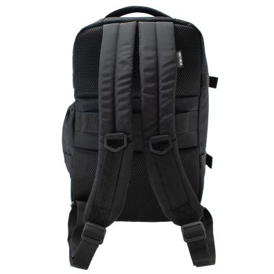 3. Black Travel Backpack for Air Travel with Laptop Compartment SEMI LINE