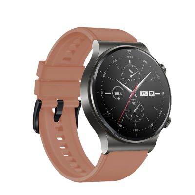 2. Silicone strap for Huawei Watch GT 2 / 3 / 4 / 2 Pro / 3 Pro / 4 Pro / GT 2e - burgundy
