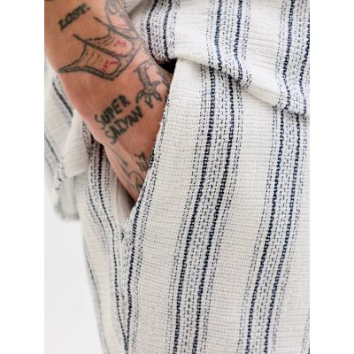 3. Jack&Jones men's shorts JPSTJAIDEN COBA STRIPE JOG SHORTS REG SN 12274413 CLOUD DANCER/STRIPES