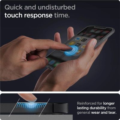 10. Spigen Glas.tR EZ Fit Tempered Glass for iPhone 12 / iPhone 12 Pro - 2 pcs.
