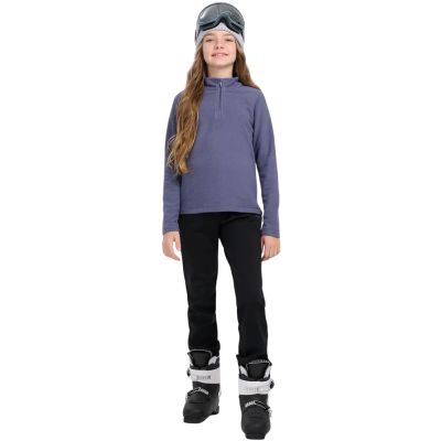 5. Fleece sweatshirt for girls 4F F060 navy blue 4FJWAW25UFLEF060 31S