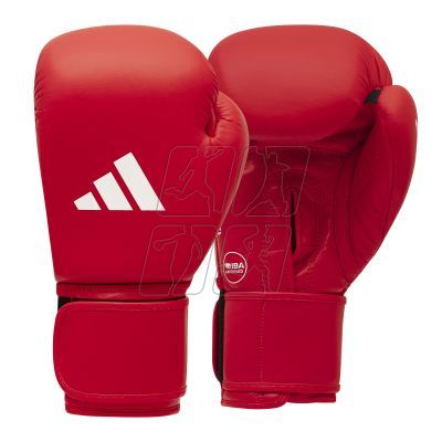 12. IBA approved adidas tournament boxing gloves red