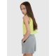 3. Girls' oversize printed crop top 4F 4FJWSS25TSLEF112-45S