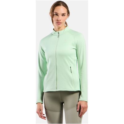 Women’s Odlo TENCIA Mid Layer Full Zip, green