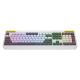 2. Hator Icefall white membrane gaming keyboard (black and white keys)