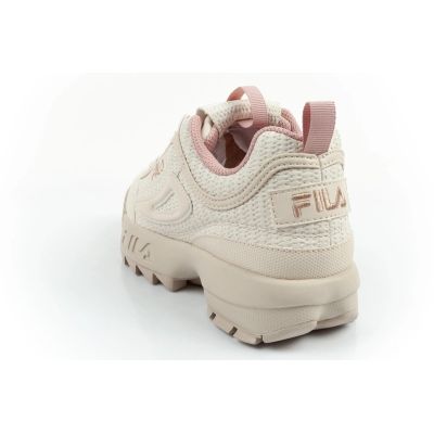 5. Fila Disruptor women's shoes sports sneakers fashionable beige comfortable