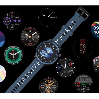 9. RUBICON RNCF14 Black SMARUB250 Men's Smartwatch