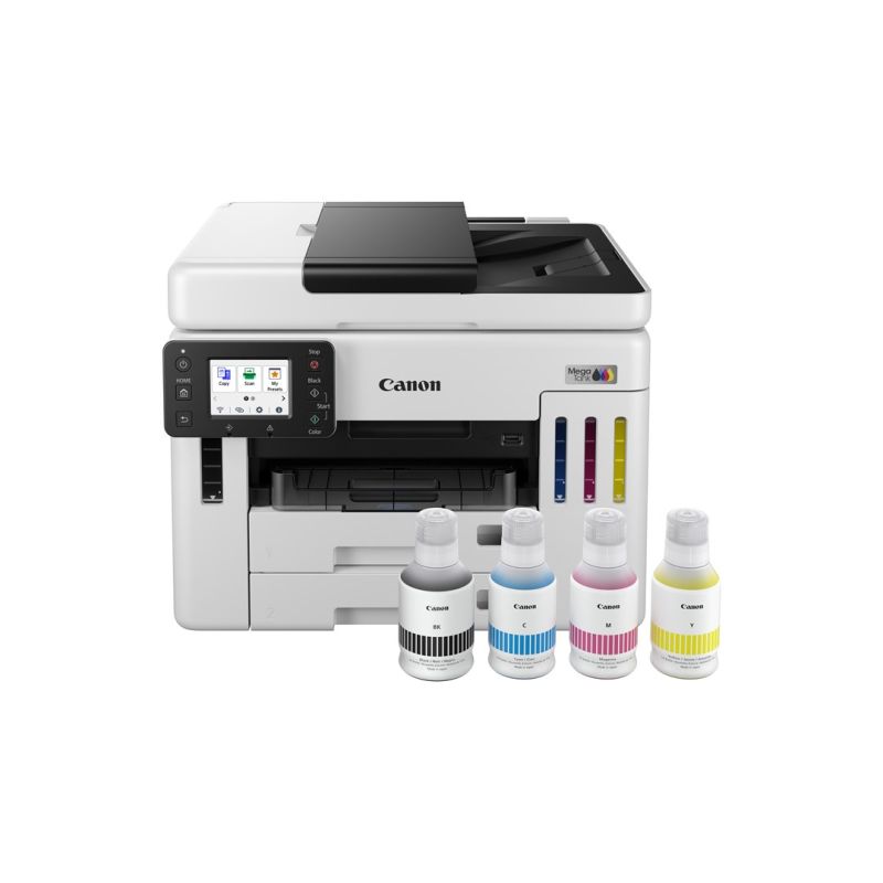 58. Canon MAXIFY GX 7150 Printer, Inkjet, Color Printing, 600 x 1200 DPI, A4, Direct Print, White