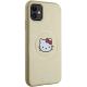 4. Hello Kitty Leather Kitty Head MagSafe case for iPhone 11 / Xr - gold