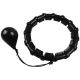 20. Hula Hoop with Massager and Weights, Black, Energo Fit