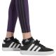 6. Women's adidas Essentials 3-Stripes Cotton Leggings Purple JY3176