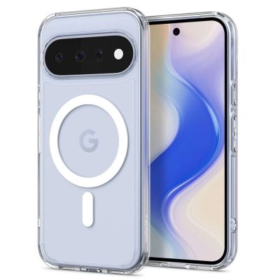 2. Spigen Ultra Hybrid Mag MagSafe Case for Google Pixel 11 - Clear and White