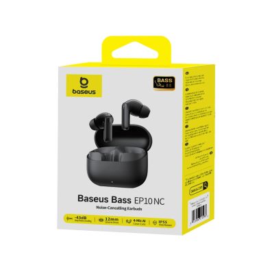 5. Baseus Bass EP10 TWS wireless in-ear headphones with ANC - black