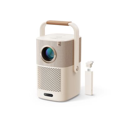 Yaber T2 Plus LCD FullHD 1080p Multimedia Projector with JBL Speakers - Beige