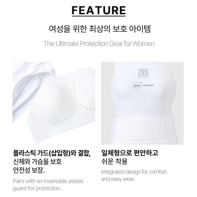 9. Flexible WKF Women's Karate Torso Protector | MOOTO